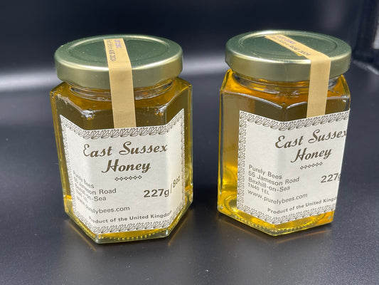 Classic Raw Honey, 2 jar set (2x227g/8oz) - Liquid (runny) honey