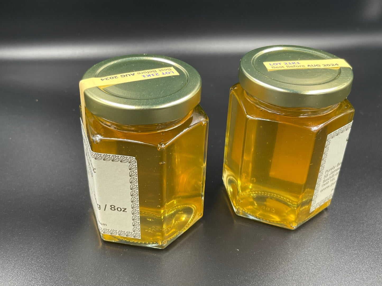 Classic Raw Honey, 3 jar set (3x227g/8oz) - Liquid (runny) honey
